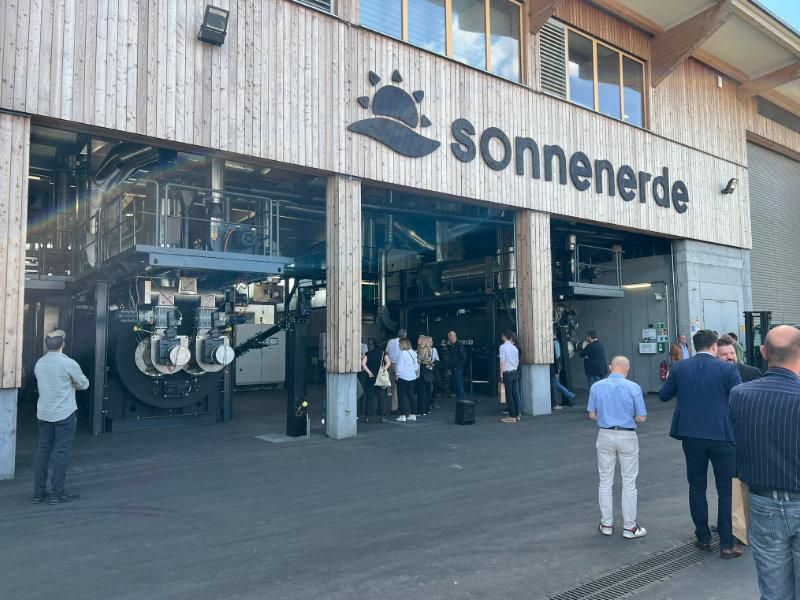 Sonnenerde Besichtigung Produktionsanlage